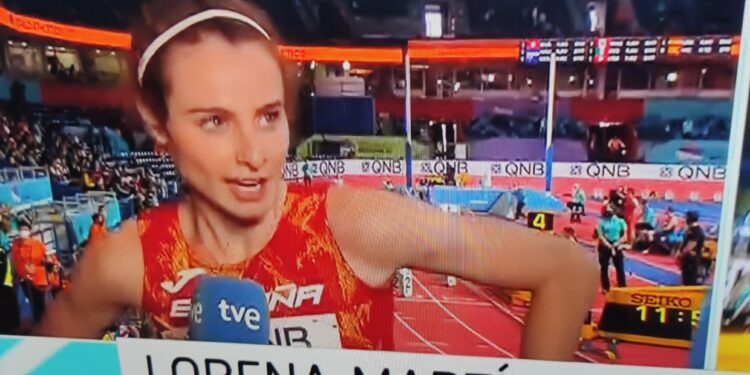 Lorena Martín se mete en la final de 800 del Mundial de Atletismo de Belgrado