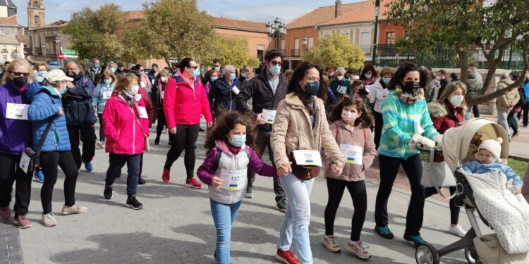 Peñaranda camina en solidaridad con el pueblo ucraniano