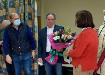 Santiago de la Puebla despide a su practicante, Braulio Mateos