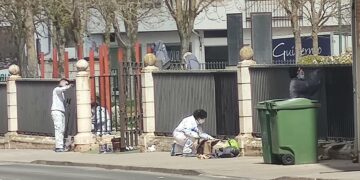 «Ecopintura Peñaranda» pone a punto el parque La Huerta