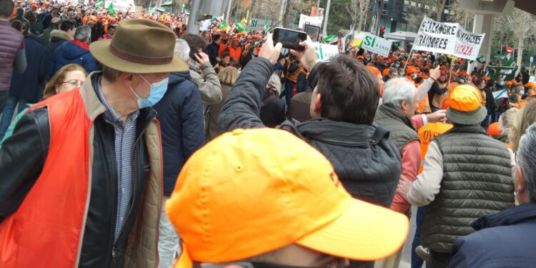 Peñaranda y comarca, presentes en Madrid en la manifestación en defensa del mundo rural