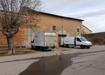 Comienza el desmontaje y traslado del patrimonio artístico en el Monasterio de trinitarias de Villoruela