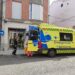 Rescate en Peñaranda a un joven que había caído al patio interior de un edificio entre las calles Carmen y Cerrajeros