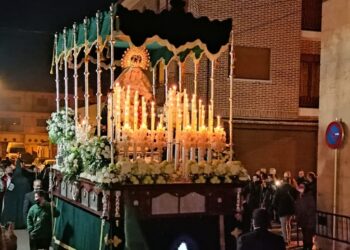 El sueño verde Esperanza vive su primera y emocionante «Madrugá» en la Semana Santa de Peñaranda