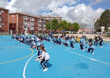 La Encarnación, de Peñaranda, da visibilidad a la asignatura de Educación Física y pone en valor su potencial