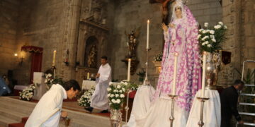 Peñaranda corona a la Virgen de la Misericordia que mañana saldrá en procesión con motivo de su fiesta anual