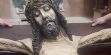 Todo listo en Peñaranda para el primer acto penitencial del Santo Cristo con una procesión hasta el cementerio