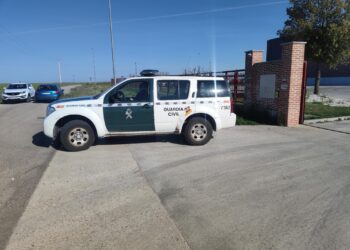 Trasladado en helicóptero un operario de una industria cárnica de Peñaranda tras sufrir un traumatismo en la cabeza