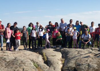 Jornada familiar en Juzbado para la Escuela Municipal de Escalada de Peñaranda
