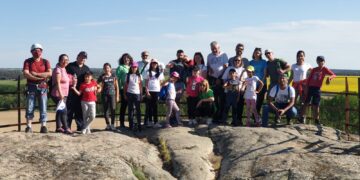 Jornada familiar en Juzbado para la Escuela Municipal de Escalada de Peñaranda