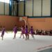 Brillante exhibición de la Escuela de Gimnasia Rítmica de Peñaranda en el pabellón del colegio «Severiano Montero»