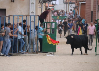 Tarazona de Guareña remata la tarde taurina en la comarca peñarandina con un concurrido festejo popular