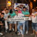 Peñaranda celebra el triunfo del Madrid en la Champions League y los aficionados llenan el centro de banderas y cánticos
