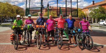 El club Salandar retoma la ruta Transmorucha para recorrer en bicis de montaña la distancia entre Aldeadávila y Peñaranda