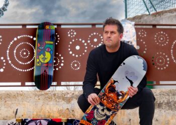 Paul Kiroga, el peñarandino que diseña desde una lata de Pepsi a una tabla de skateboard