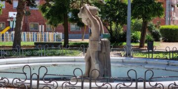 Peñaranda «al seco»: el Partido Popular reclama que funcionen las fuentes repartidas por el casco urbano