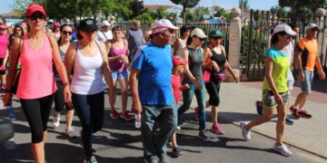 La XIII marcha de Acopedis concluirá este domingo en el parque La Huerta de Peñaranda con una paella popular