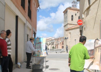 El concurso de pintura rápida vuelve a Macotera dentro del prólogo de las fiestas patronales en honor de San Roque
