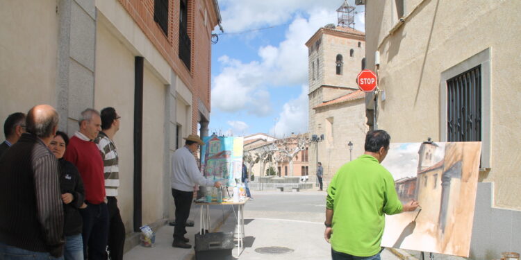 El concurso de pintura rápida vuelve a Macotera dentro del prólogo de las fiestas patronales en honor de San Roque