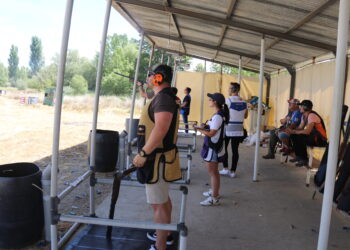 Ventosa del Río Almar acoge la celebración del Día del Cazador con un gran ambiente en el campo de tiro Los Cascabeles