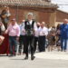 Moríñigo acompaña a San Antonio durante la procesión amenizada por Ángel Rufino de Haro «El Mariquelo»