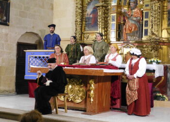 La obra de teatro «Buscando a Nebrija» llega hoy a Peñaranda y tendrá como escenario la iglesia de San Luis