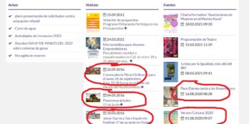 La obsoleta web del Ayuntamiento de Peñaranda: contenidos del 2016 y sin incluir siquiera los datos de la actual Corporación Local