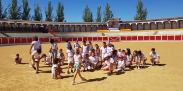 El encierro de San Fermín vuelve al coso de La Florida, en Peñaranda, con los campamentos urbanos del CID
