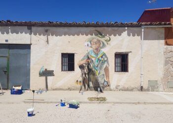 Rágama se transforma en una gran galería de arte al aire libre con la IV edición del certamen de pintura mural