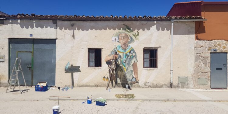 Rágama se transforma en una gran galería de arte al aire libre con la IV edición del certamen de pintura mural