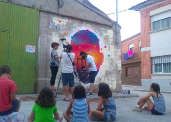 Rágama se convierte este fin de semana en capital del arte mural al aire libre con una quincena de artistas de toda España