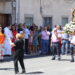 Los bailes típicos animan la procesión en honor de la Virgen del Rosario en las fiestas de Mancera de Abajo