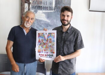 Macotera presenta el cartel anunciador de sus fiestas patronales de San Roque, obra de Rubén Lucas