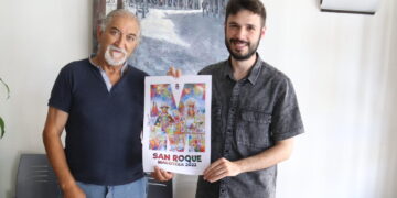 Macotera presenta el cartel anunciador de sus fiestas patronales de San Roque, obra de Rubén Lucas