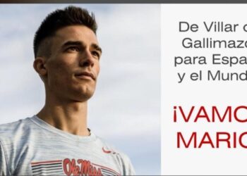 Villar de Gallimazo «madrugará» para ver a Mario García Romo disputar la final del Mundial y prepara ya un homenaje al atleta
