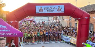 Multitudinario regreso de la carrera popular San Rocada a las calles de Macotera en su XII edición con casi 800 participantes