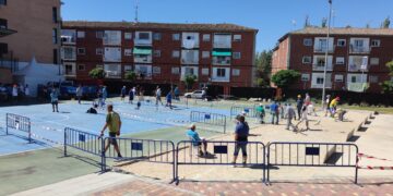 Los torneos de calva y rana reúnen a más de un centenar de participantes en el parque La Huerta de Peñaranda