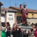 El Pedroso de la Armuña festeja a San Pedro con misa, procesión y bailes típicos durante el recorrido