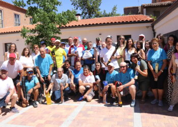 La entrega de premios y una paella ponen el broche a los torneos de calva y rana en las pre ferias de Peñaranda