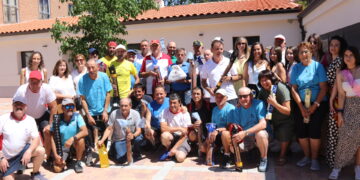 La entrega de premios y una paella ponen el broche a los torneos de calva y rana en las pre ferias de Peñaranda