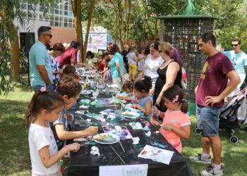 El medio ambiente, protagonista de una divertida mañana de juegos para los niños en las Ferias y Fiestas de Peñaranda