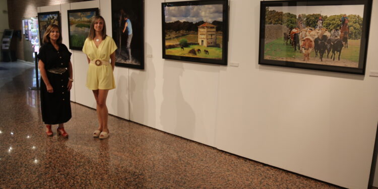 Una exposición fotográfica en Peñaranda descubre los paisajes de la dehesa charra a través del objetivo de Francisco Martín