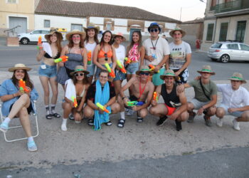 Peñas y charanga animan el arranque festivo de Palaciosrubios que vuelven a la normalidad tras dos años de pandemia