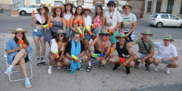 Peñas y charanga animan el arranque festivo de Palaciosrubios que vuelven a la normalidad tras dos años de pandemia