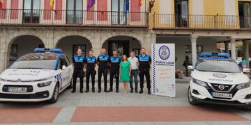 Peñaranda recibe a cuatro nuevos agentes de la Policía Local que dejan cubierta la plantilla al 91 por ciento
