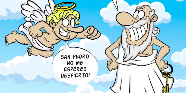 Paul Kiroga dedica la viñeta de esta semana en NOTICIAS A TIEMPO a la fiesta de San Miguel Arcángel