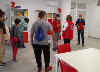 Cruz Roja da a conocer en Peñaranda su nueva sede y sus proyectos en la primera jornada de puertas abiertas