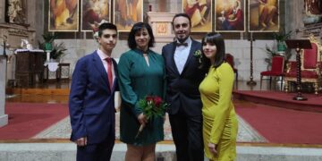 Teo Marcos, maestro coctelero de Los Álamos, y su esposa Teresa celebran sus Bodas de Plata en Peñaranda