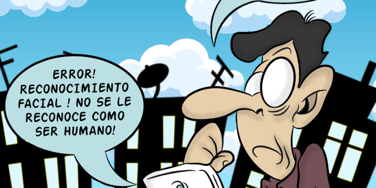 Paul Kiroga dedica su viñeta semanal en NOTICIAS A TIEMPO al reconocimiento facial de los «menos agraciados»