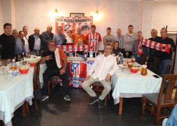 La peña atlética «Luis García» de Peñaranda celebra su fiesta anual con una cena de confraternidad